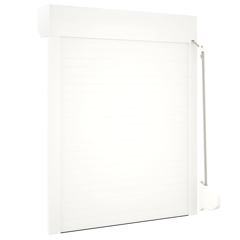 vidaXL Rollladen Aluminium 70x100 cm Weiß