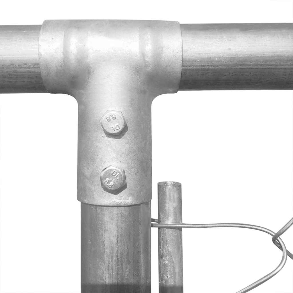 vidaXL Outdoor-Hundezwinger Verzinkter Stahl 570x570x185 cm