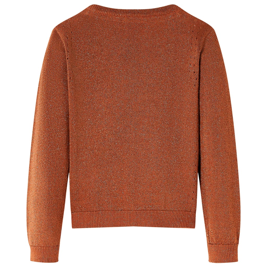 Kinder-Strickjacke Cognac 92