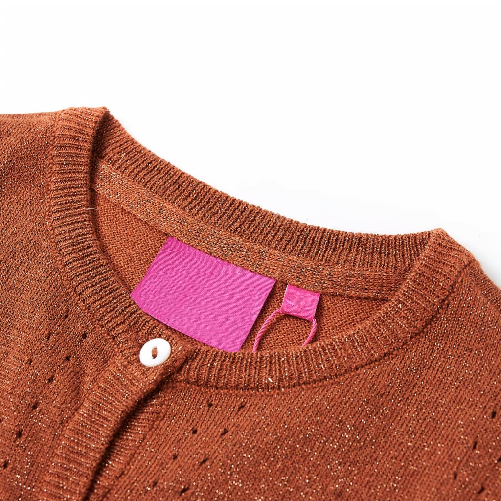 Kinder-Strickjacke Cognac 92