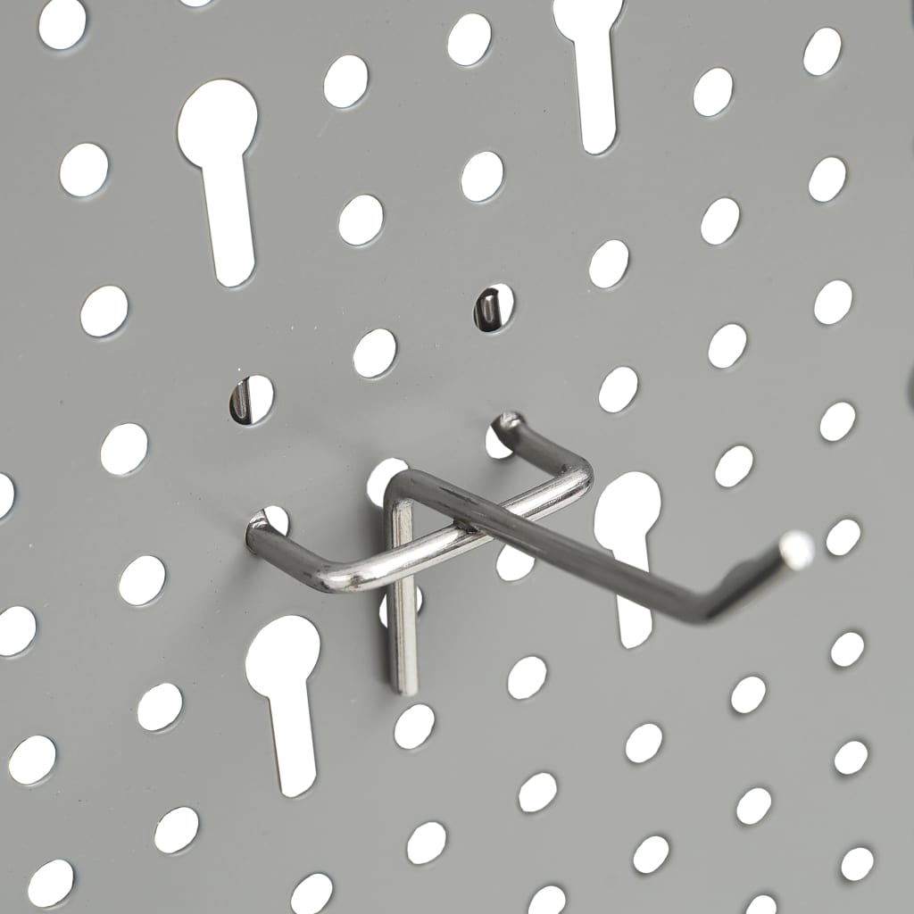 vidaXL Werkzeugwand 3 Stk. 40×58 cm Stahl