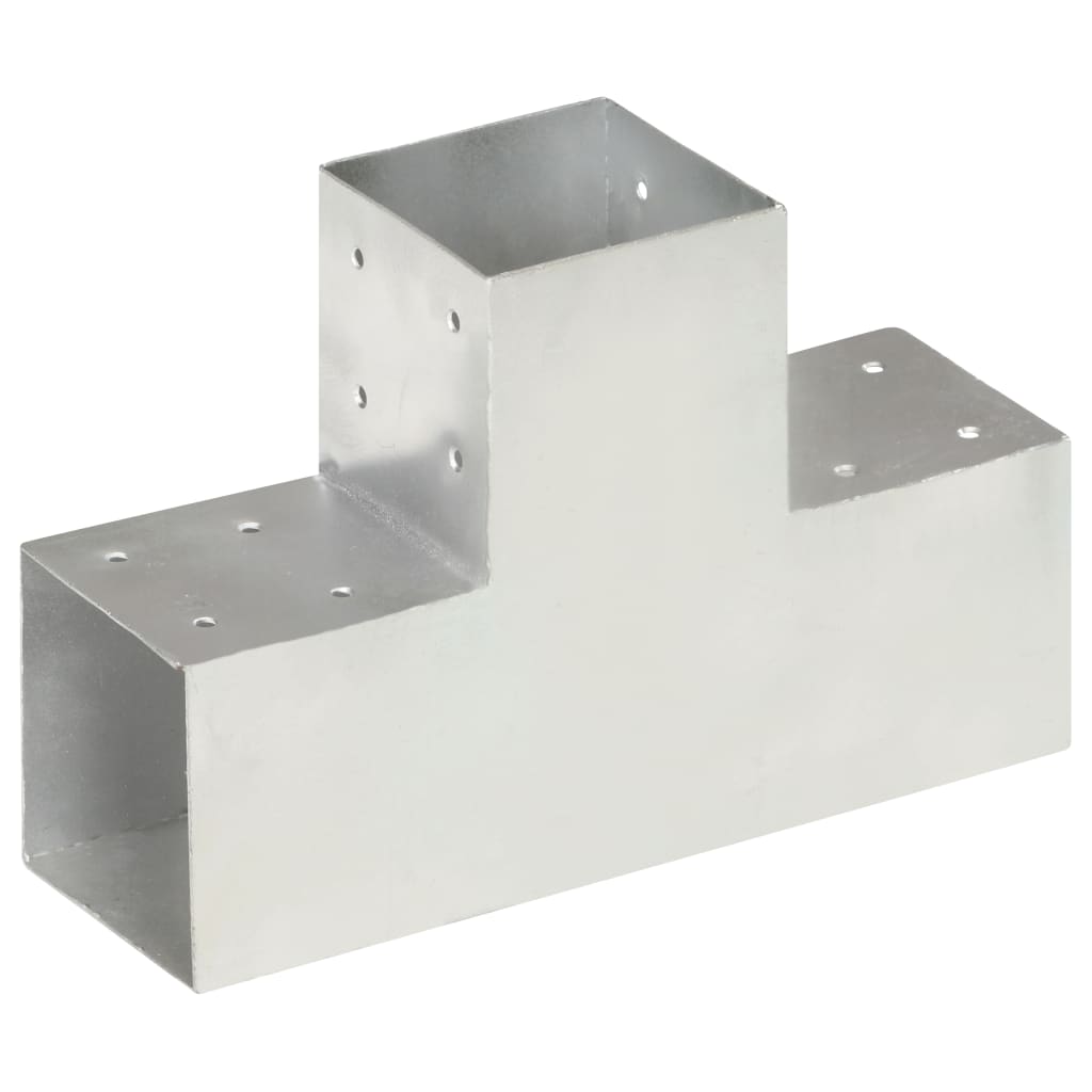 vidaXL Pfostenverbinder L-Form Verzinktes Metall 71 x 71 mm