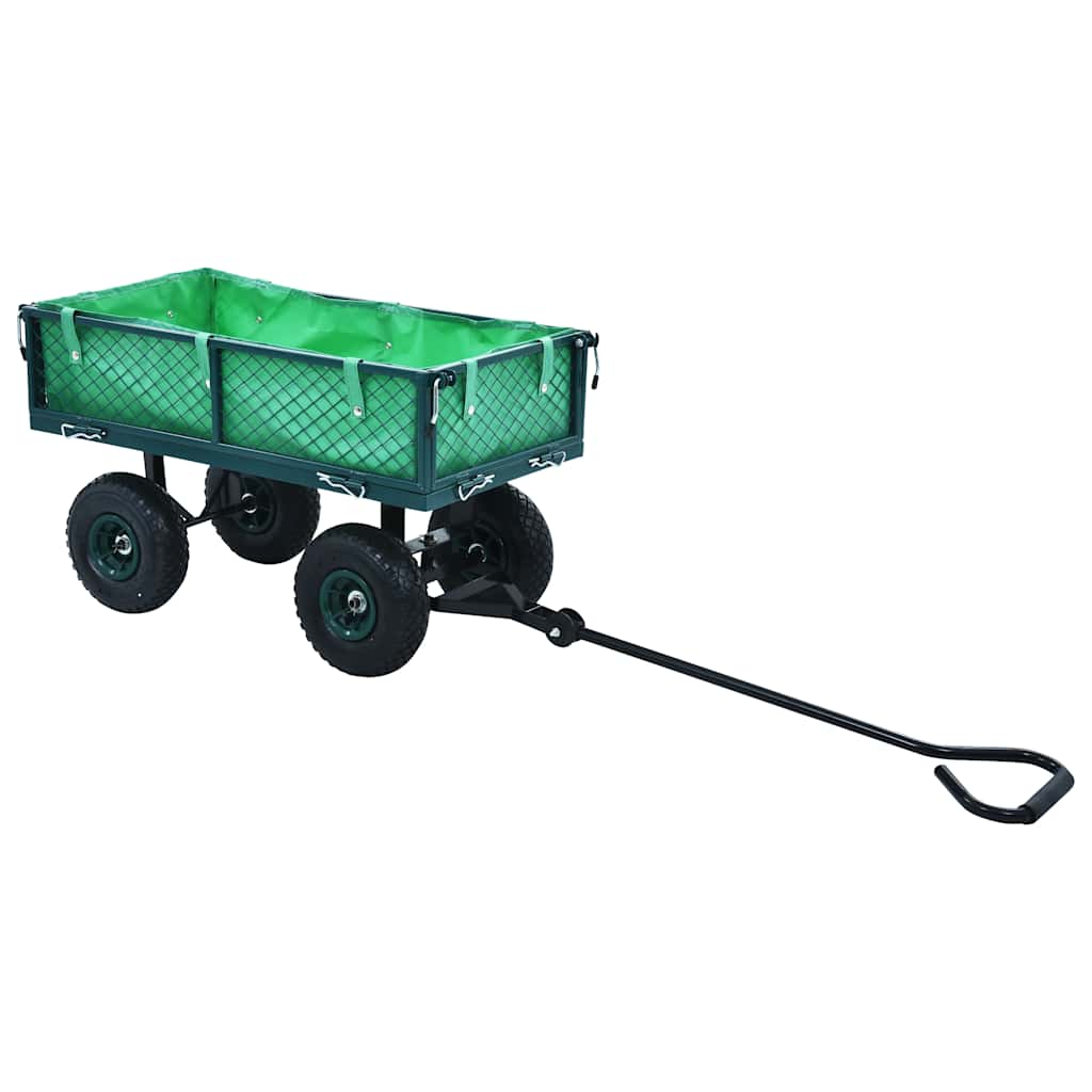 vidaXL Gartenwagen Grün 250 kg