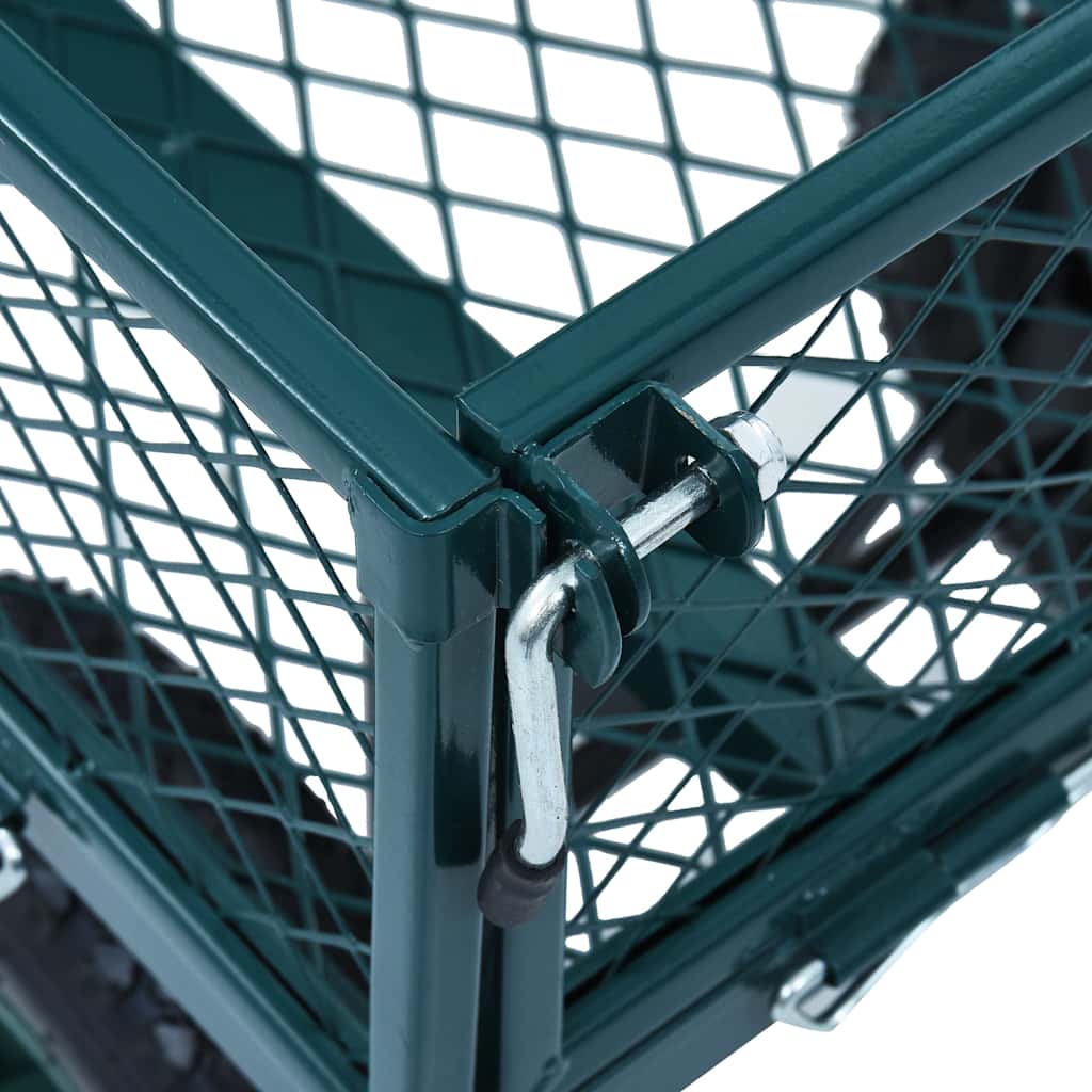 vidaXL Gartenwagen Grün 250 kg