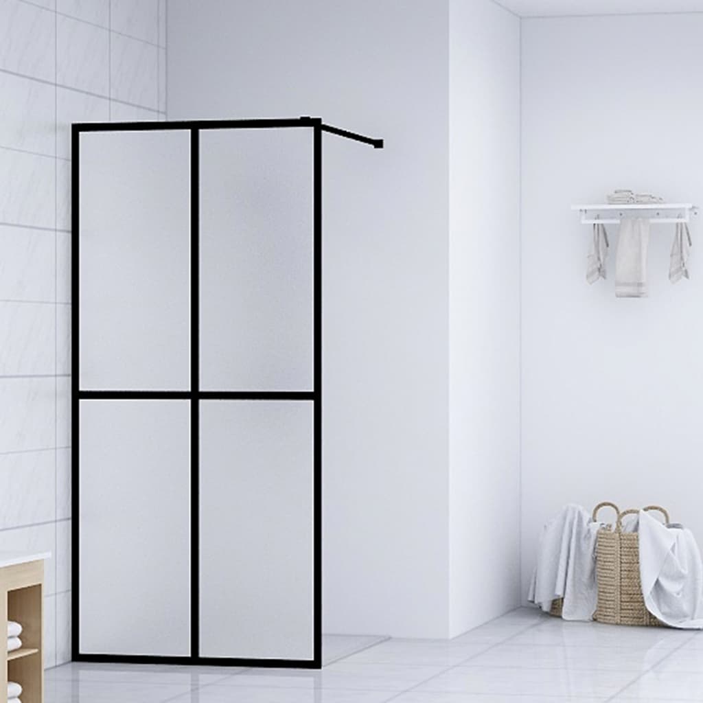 vidaXL Duschwand für Walk-in Dusche Klares Sicherheitsglas 80x195 cm