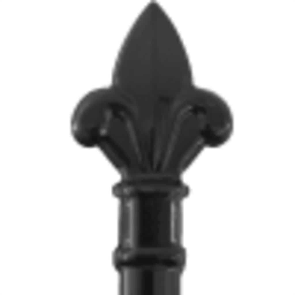 vidaXL Doppelflügel-Gartentor mit Speerspitzen 400×175 cm