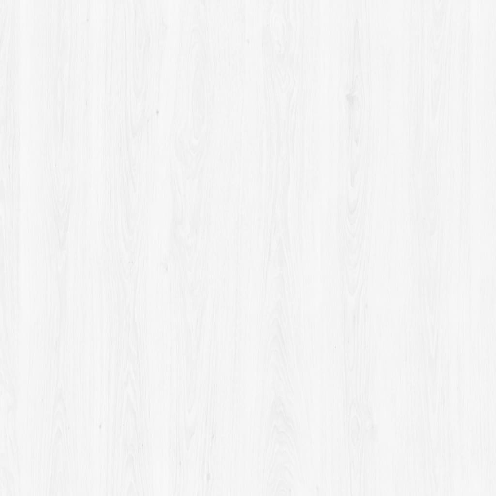 vidaXL Selbstklebende Türfolien 2 Stk. Weißes Holz 210 x 90 cm PVC