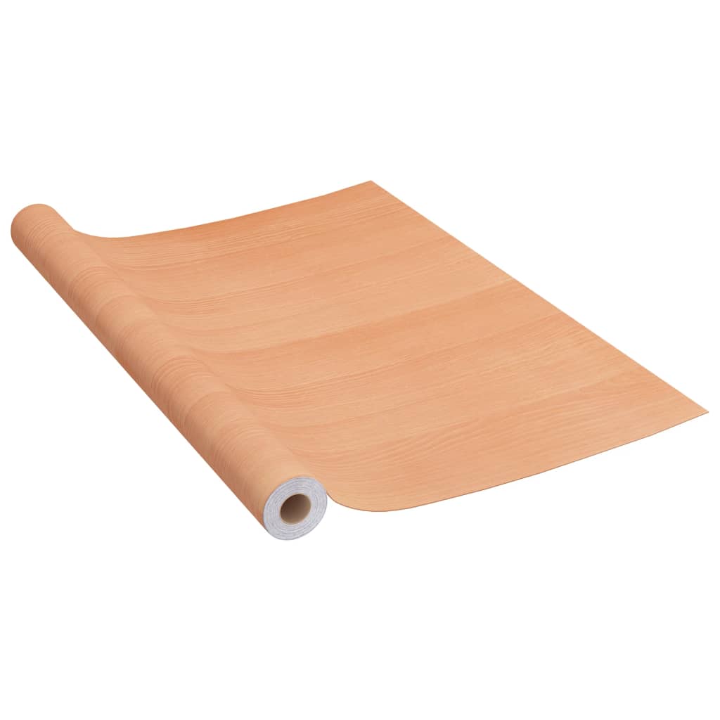 vidaXL Möbelfolie Selbstklebend Dunkles Holz 500x90 cm PVC
