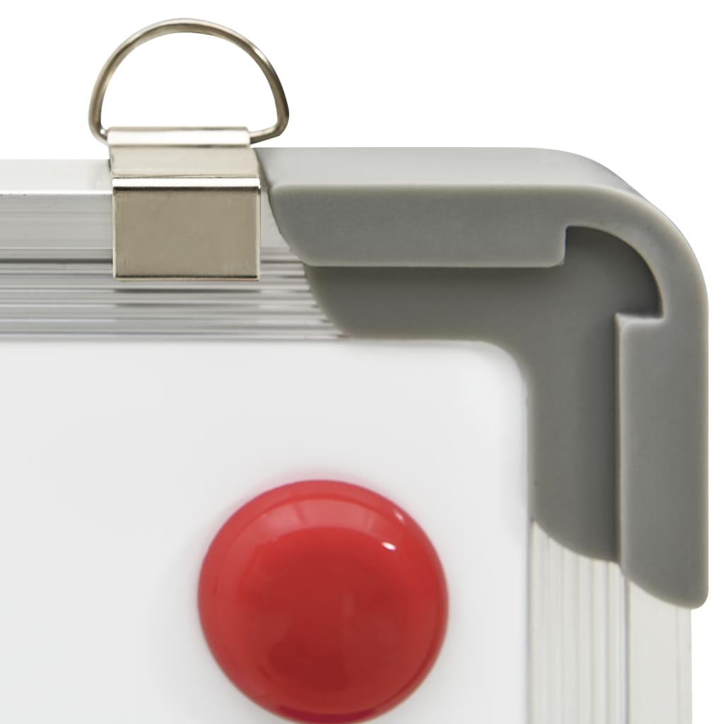 vidaXL Magnetisches Whiteboard Weiß 50 x 35 cm Stahl