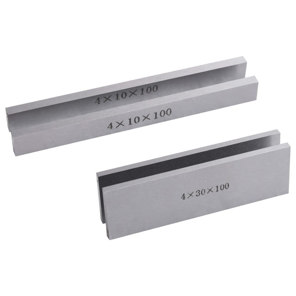 vidaXL Parallelunterlagen 100 mm 18 Stk. 10-42 mm