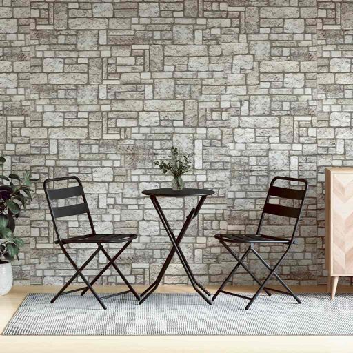 vidaXL 3D-Wandpaneele 10 Stk. Rot Backstein-Optik EPS