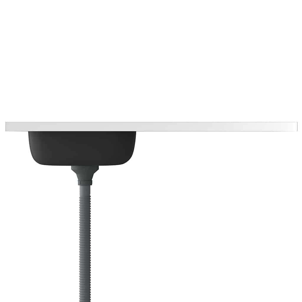 vidaXL Spüle mit Abtropffläche Set Silbern 1000x600x155 mm Edelstahl