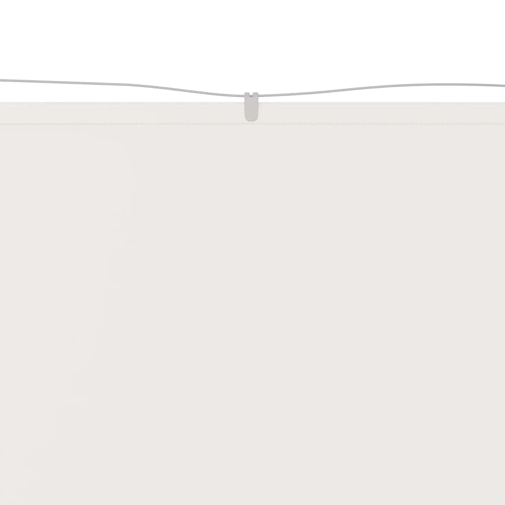 vidaXL Senkrechtmarkise Weiß 60x800 cm Oxford-Gewebe