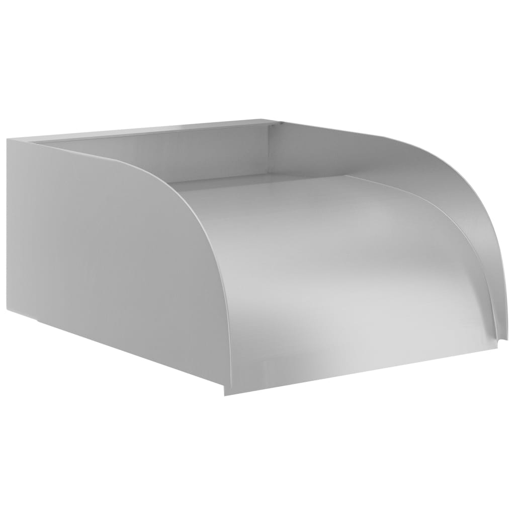 vidaXL Wasserfall 30x34x14 cm Edelstahl 304