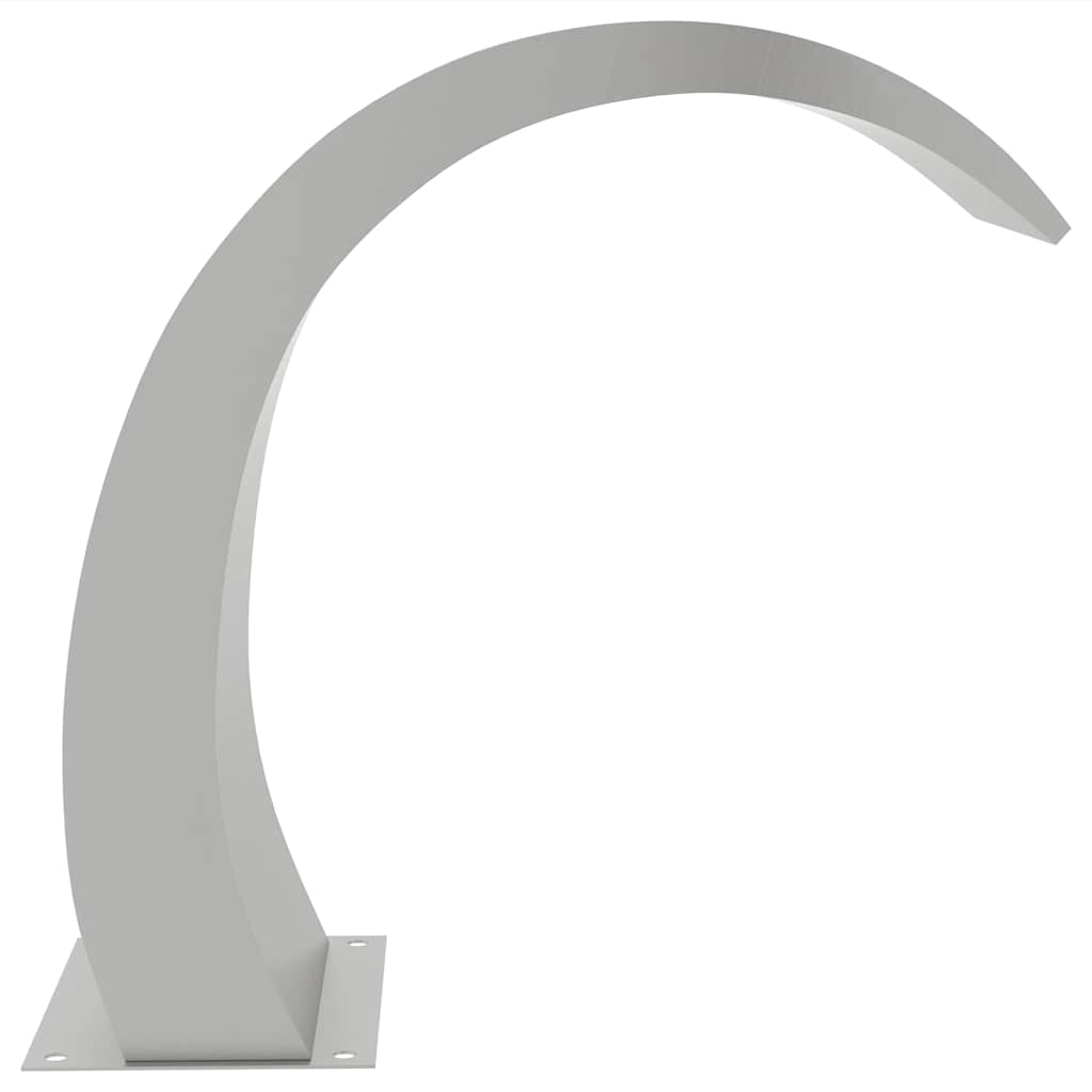 vidaXL Pool-Wasserfall 22x60x70 cm Edelstahl 304