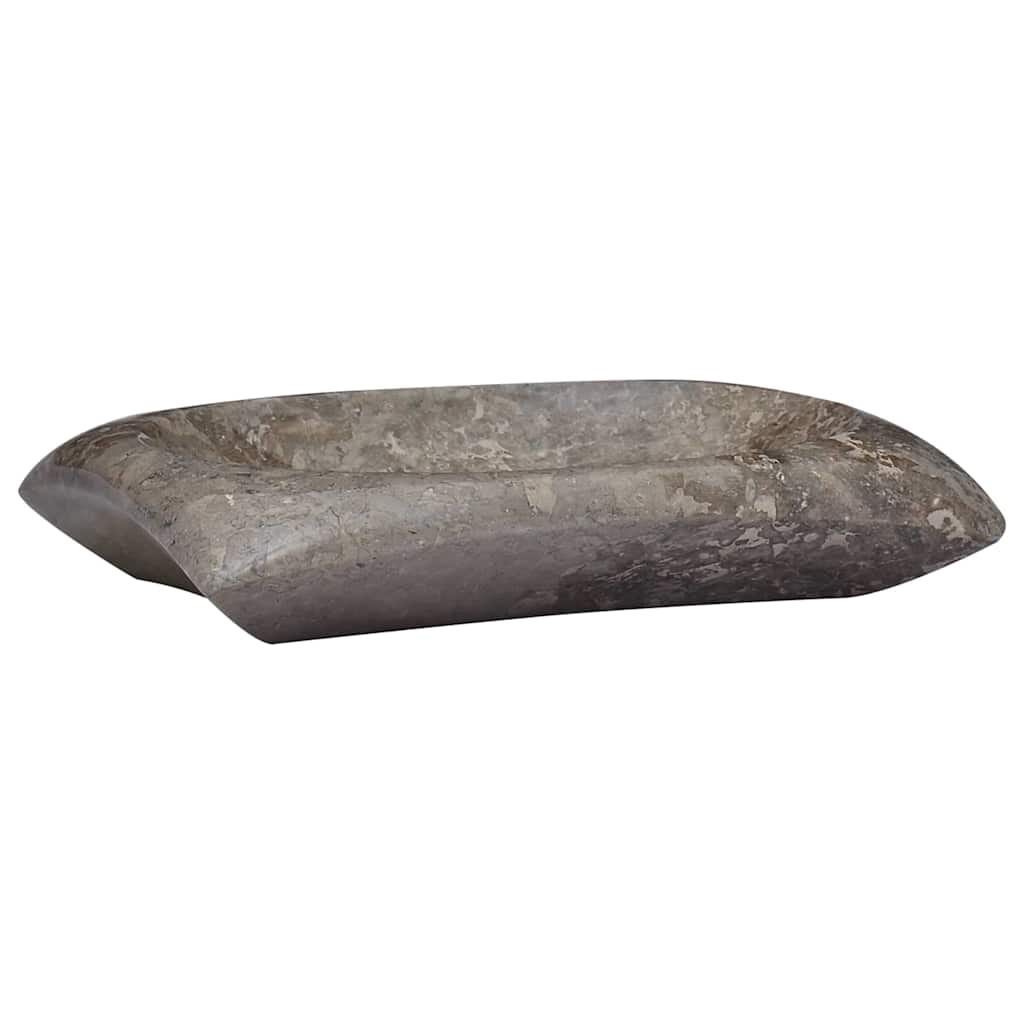 vidaXL Waschbecken Creme 50x35x10 cm Marmor