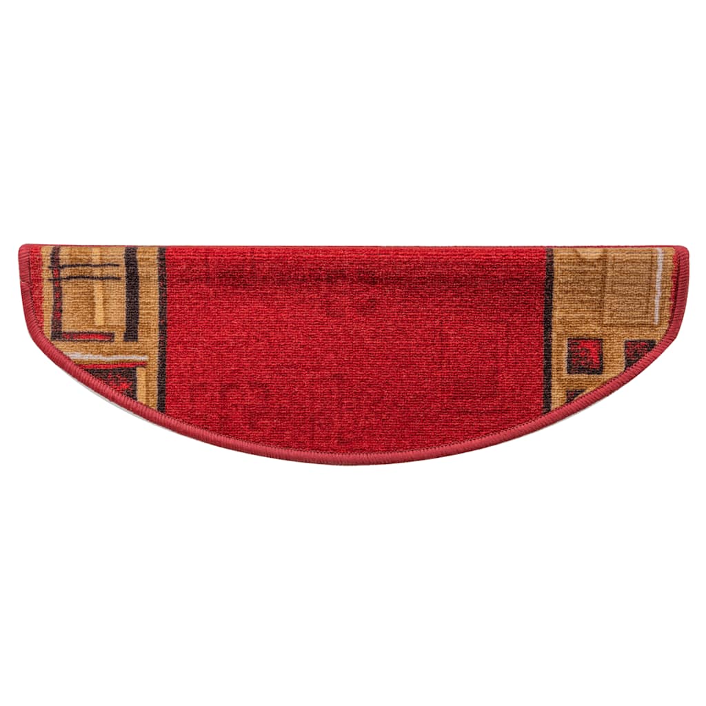 vidaXL Stufenmatten Selbstklebend 5 Stk. 65x21x4 cm Rot