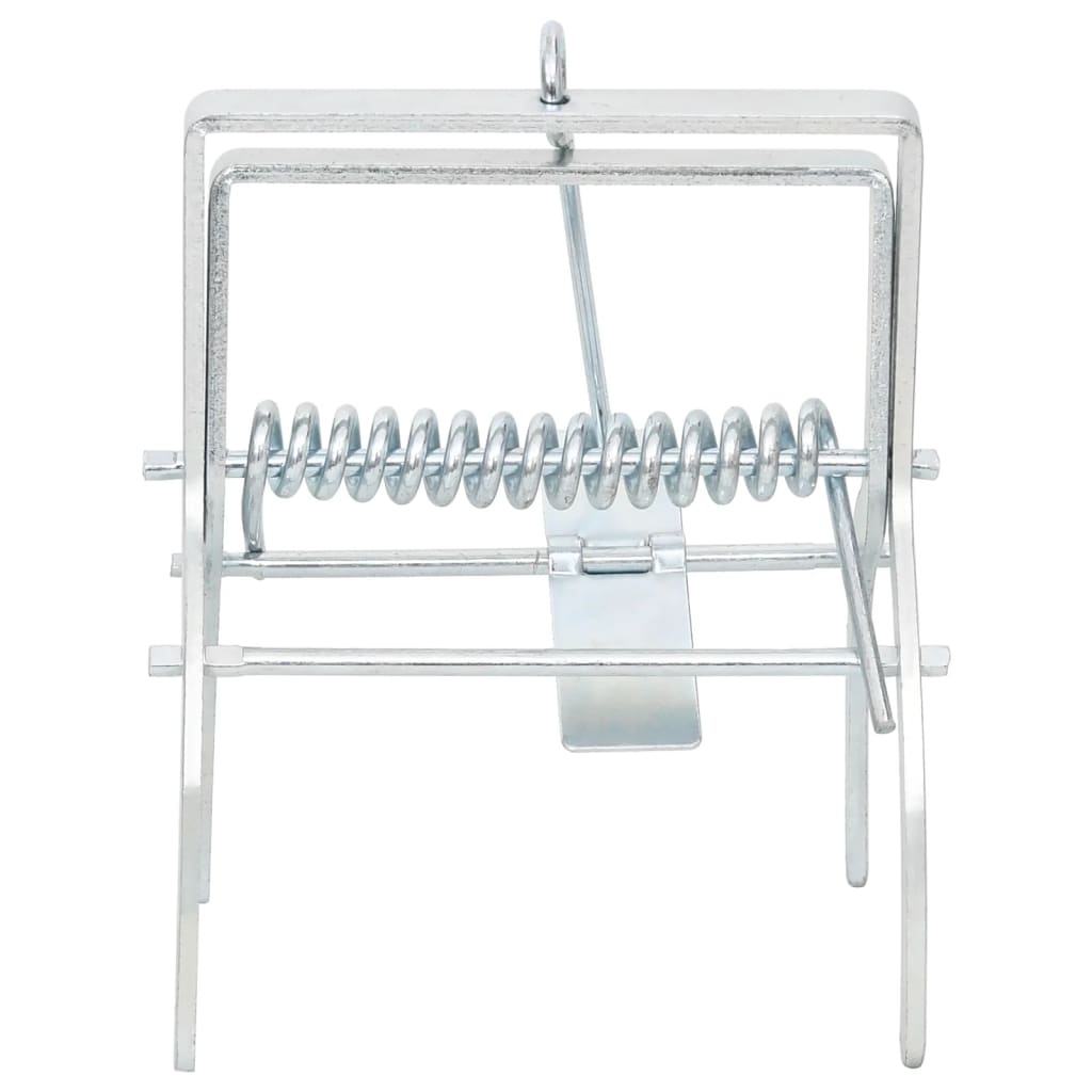 vidaXL Maulwurffallen 4 Stk. Silbern Verzinkter Stahl