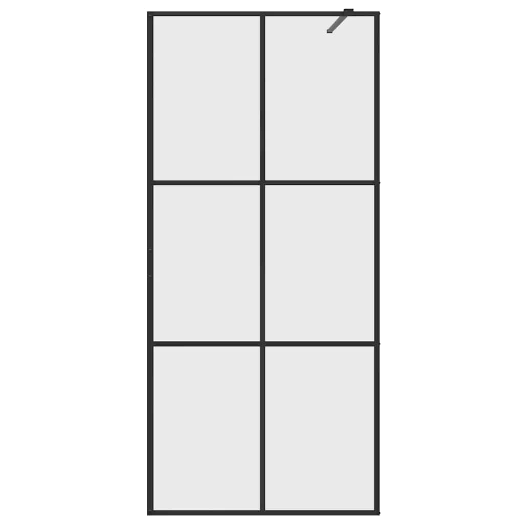 vidaXL Duschwand für Begehbare Dusche mit Klarem ESG Glas 80x195 cm