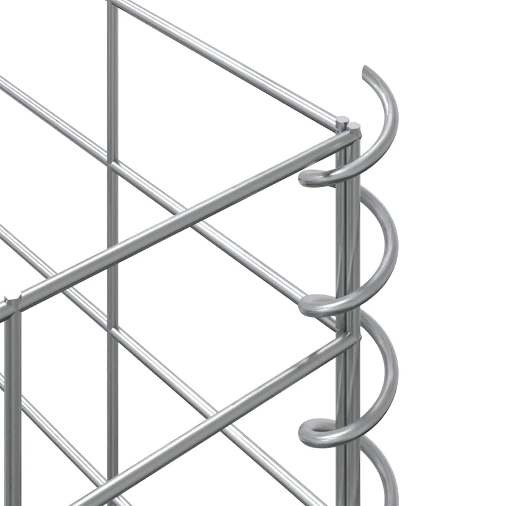 vidaXL Gabionen-Hochbeete 3 Stk. 30x30x50 cm Eisen