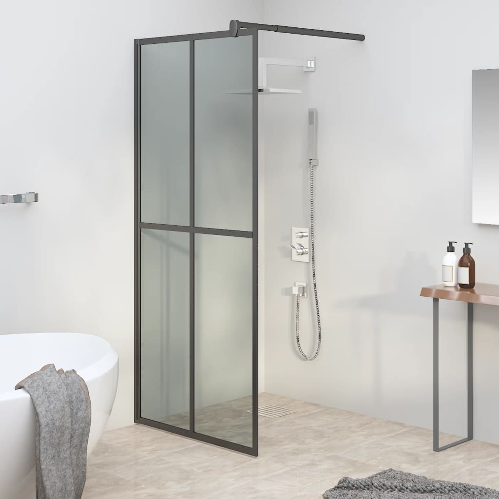 vidaXL Duschwand für Walk-in Dusche Klares Sicherheitsglas 80x195 cm
