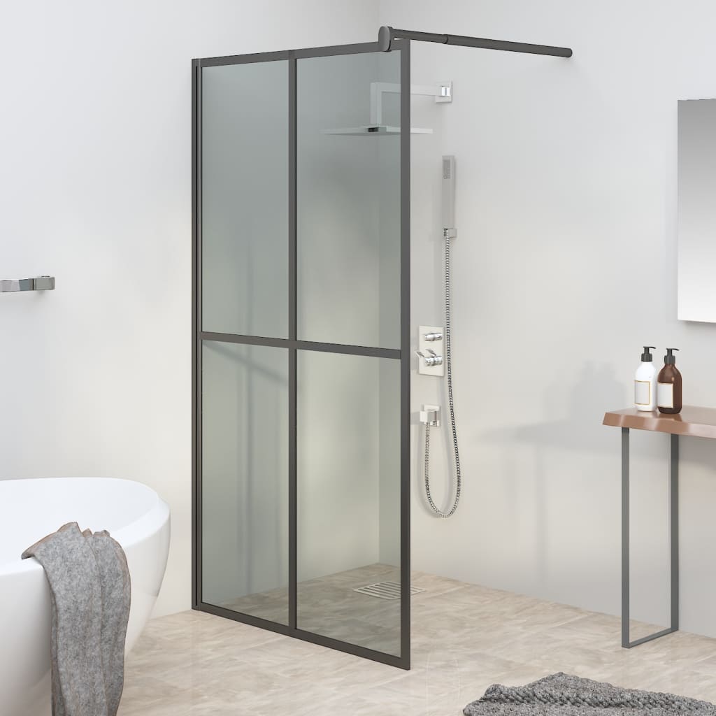 vidaXL Duschwand für Walk-in Dusche Klares Sicherheitsglas 80x195 cm
