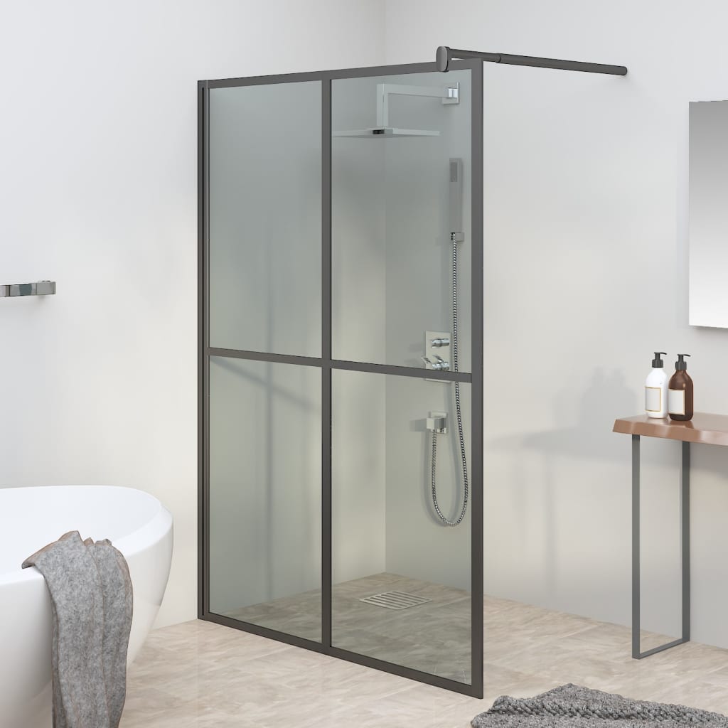 vidaXL Duschwand für Walk-in Dusche Klares Sicherheitsglas 80x195 cm