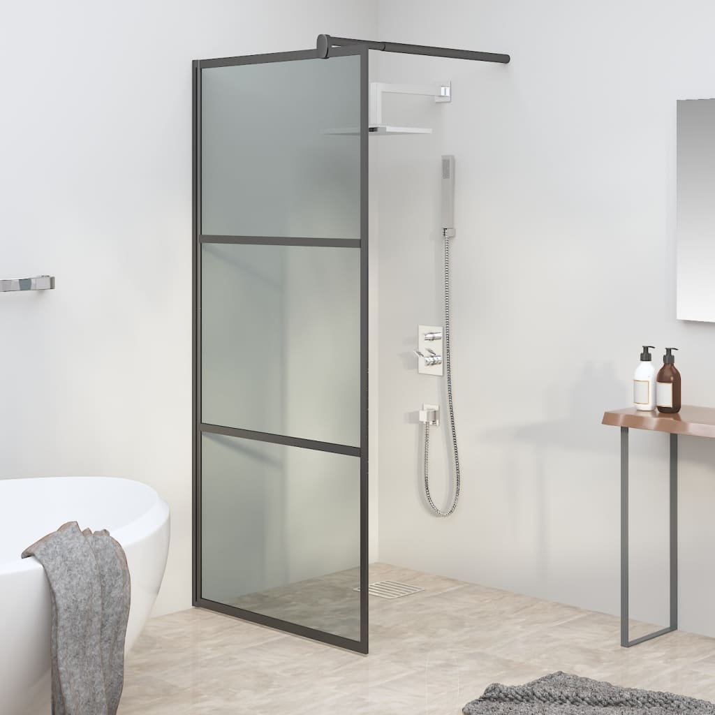 vidaXL Duschwand für Begehbare Dusche mit Klarem ESG-Glas 80x195 cm