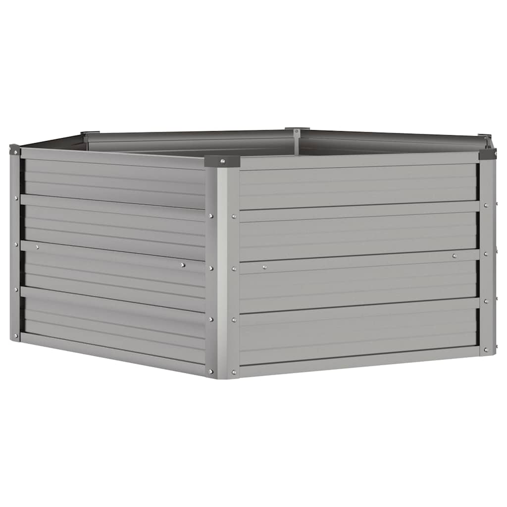 vidaXL Hochbeet Rostig 129x129x45 cm Cortenstahl