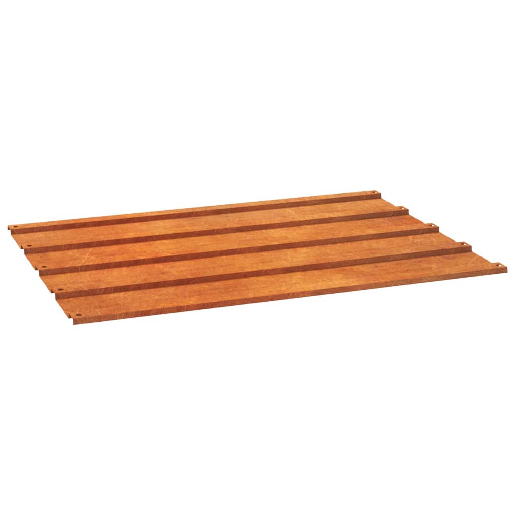 vidaXL Dachplatten 12 Stk. Rostig 60x44 cm Cortenstahl
