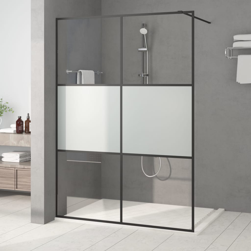 vidaXL Duschwand für Begehbare Dusche mit Klarem ESG Glas 80x195 cm