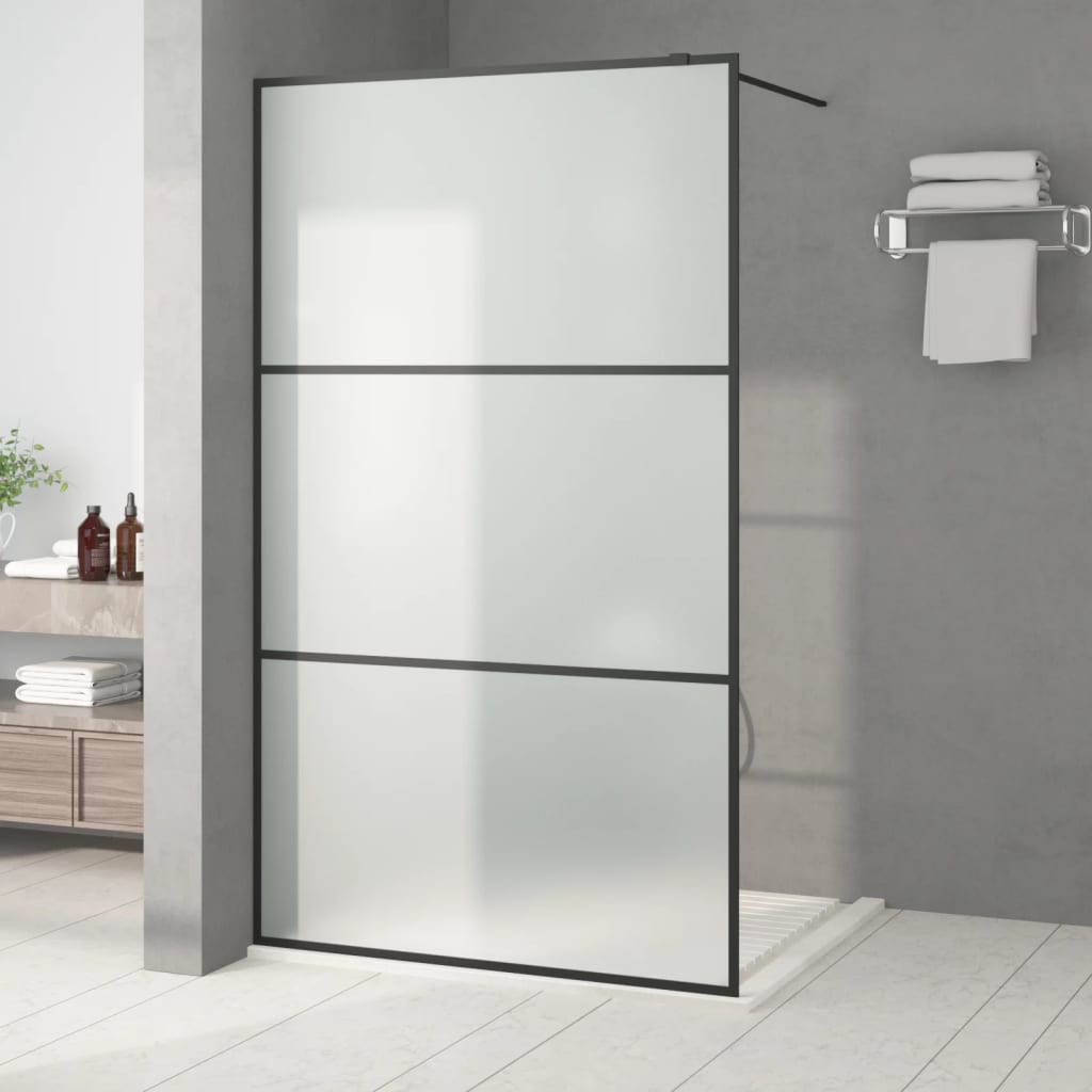 vidaXL Duschwand für Begehbare Dusche mit Klarem ESG Glas 80x195 cm