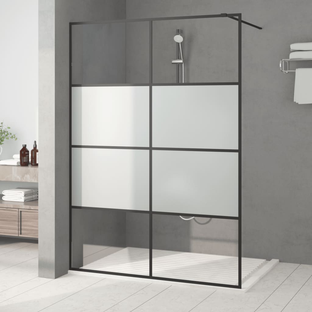 vidaXL Duschwand für Begehbare Dusche mit Klarem ESG Glas 80x195 cm