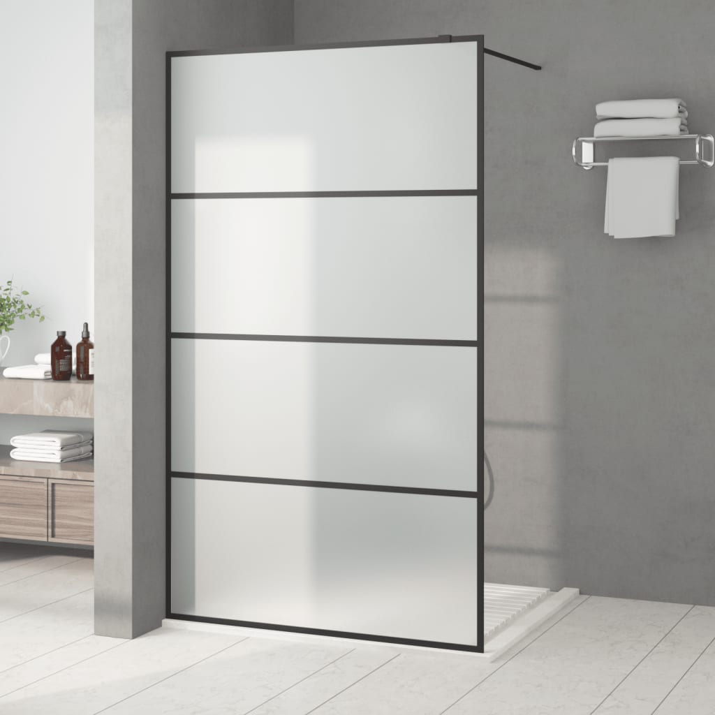 vidaXL Duschwand für Begehbare Dusche mit Klarem ESG Glas 80x195 cm