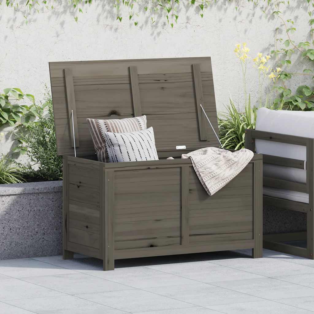 vidaXL Outdoor-Kissenbox 50x50x56 cm Massivholz Tanne