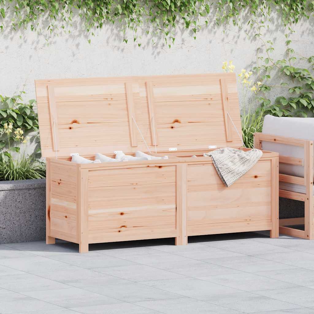 vidaXL Outdoor-Kissenbox 50x50x56 cm Massivholz Tanne
