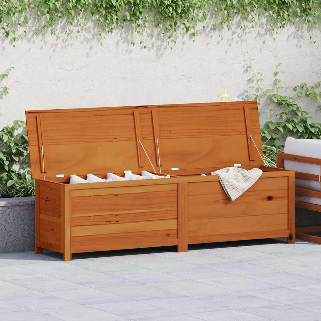 vidaXL Outdoor-Kissenbox 50x50x56 cm Massivholz Tanne