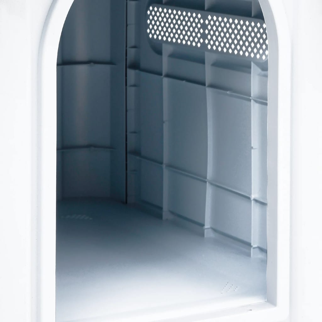 vidaXL Hundehütte Blau 59x75x66 cm Polypropylen