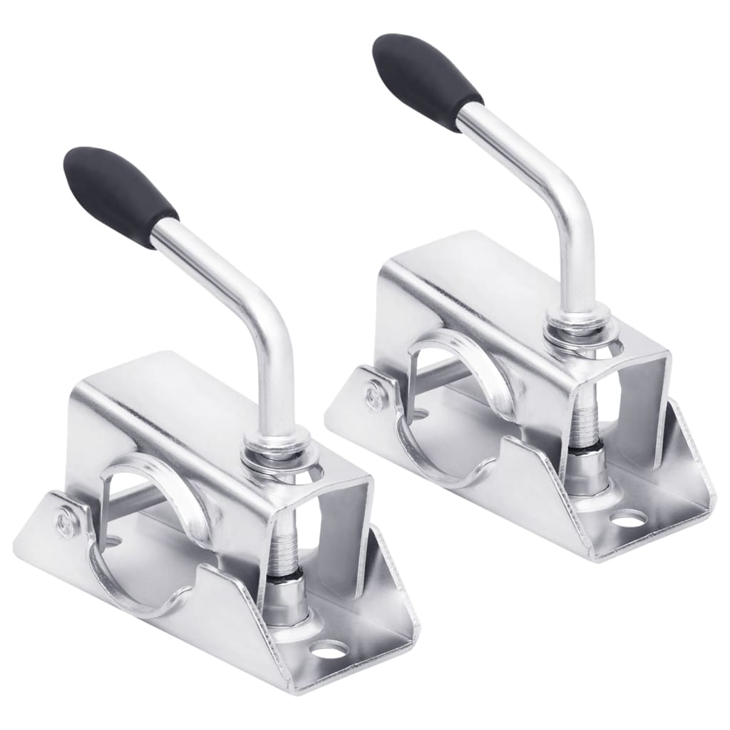 vidaXL Stützradklemme 13,5x6,5x14 cm Verzinkter Stahl