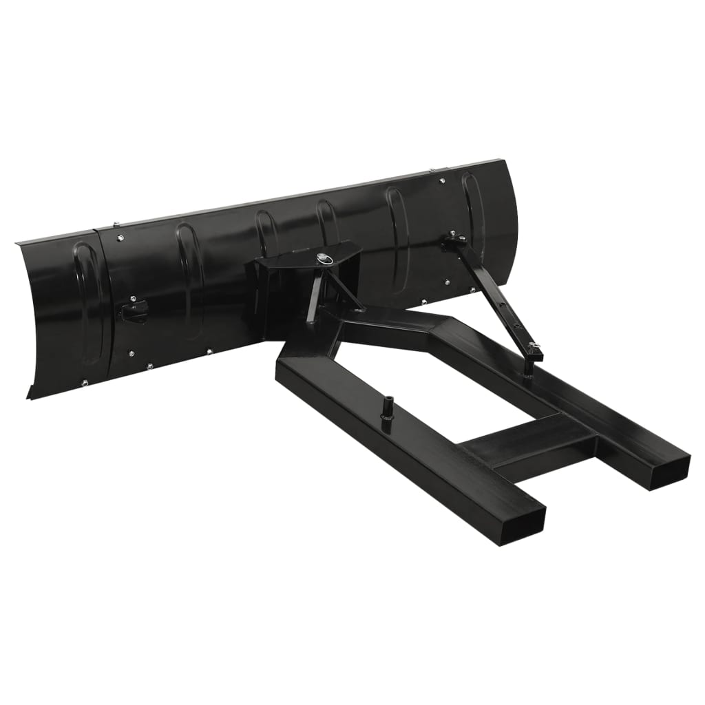 vidaXL Schneeschild für Gabelstapler 150x38 cm Schwarz