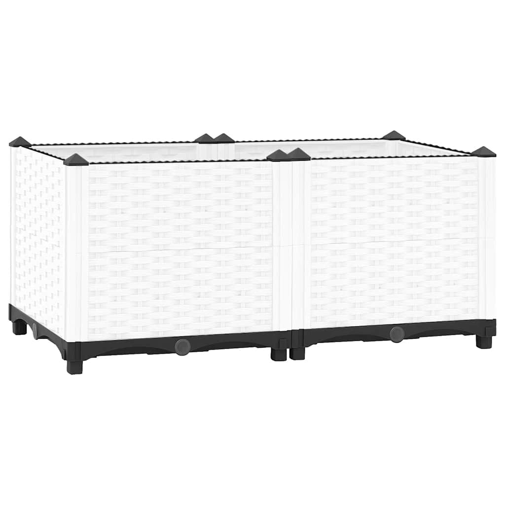 vidaXL Hochbeet 40x40x23 cm Polypropylen