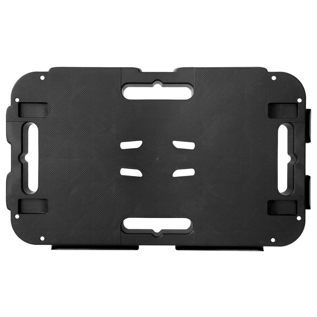 vidaXL Transportroller Schwarz Polypropylen 300 kg