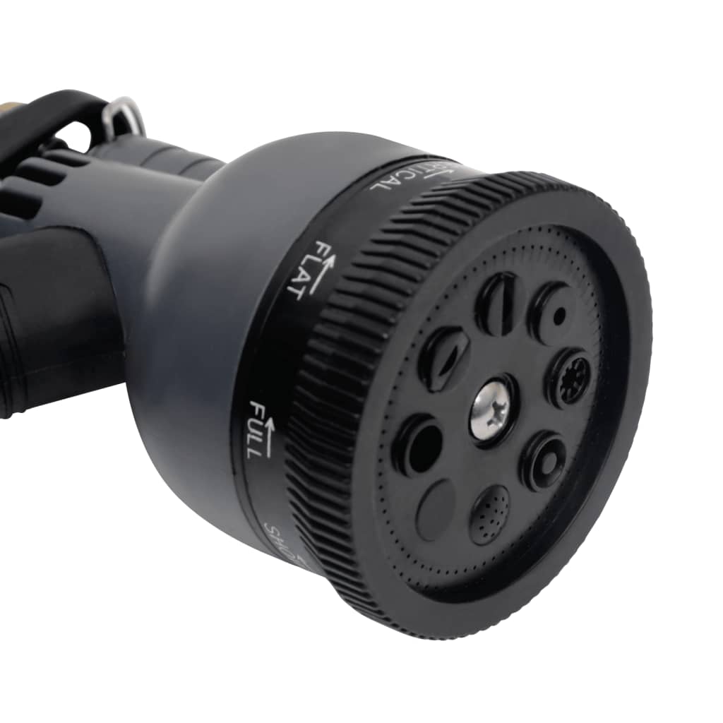 vidaXL Gartenschlauch mit Sprühdüse Silbern 0,6" 15 m Edelstahl