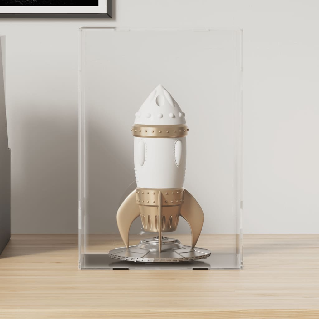 vidaXL Displaybox Transparent 14x14x22 cm Acryl