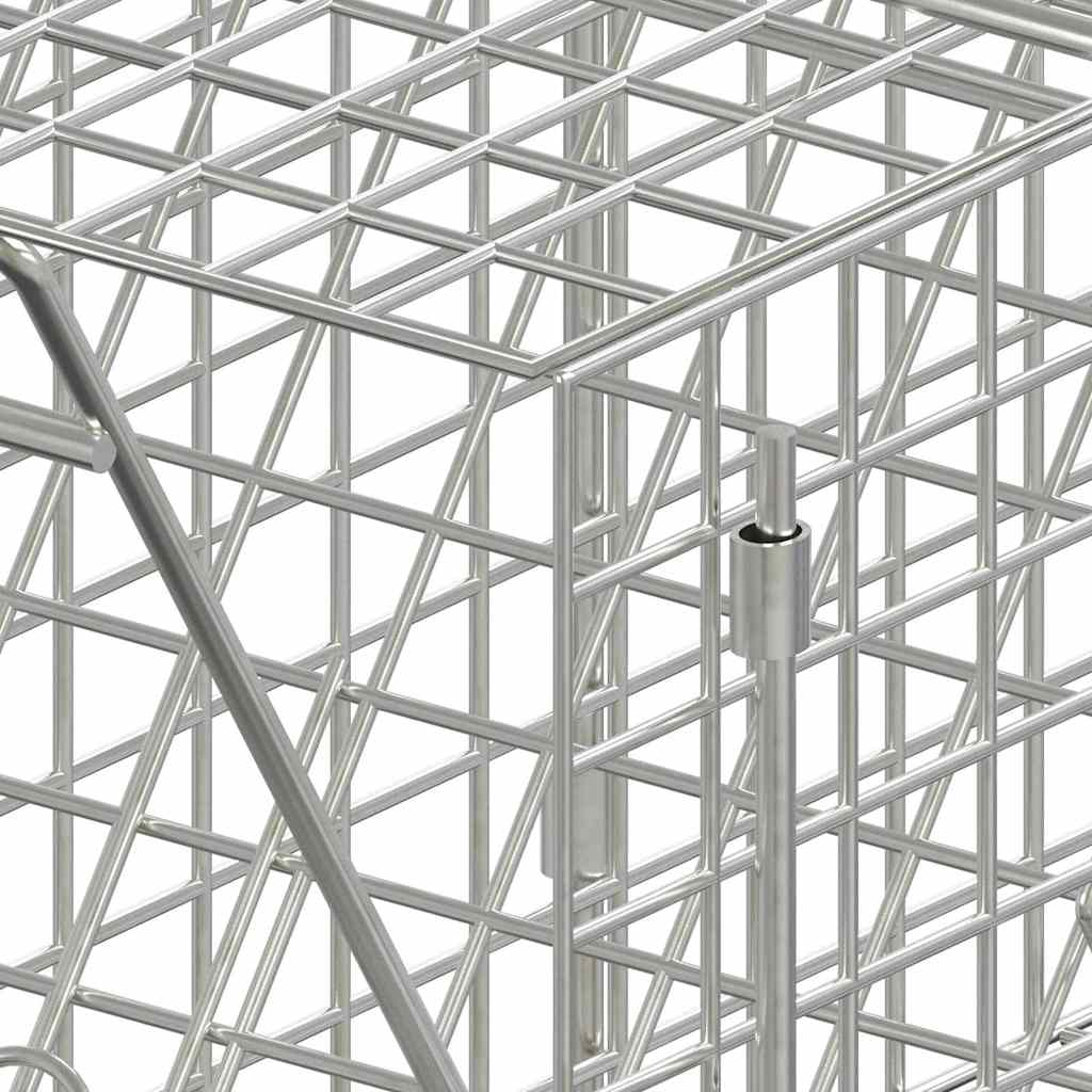 vidaXL Tierfalle 64,5 x 25 x 26,5 cm Verzinktes Eisen