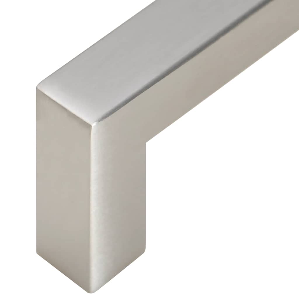 vidaXL Möbelgriffe 10 Stk. Silbern 64 mm Edelstahl