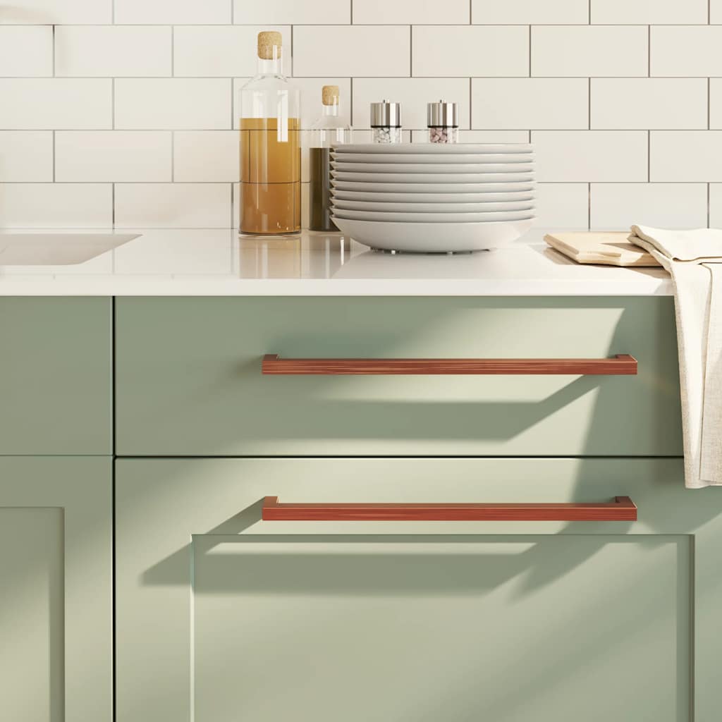 vidaXL Möbelgriffe 10 Stk. Silbern 64 mm Edelstahl