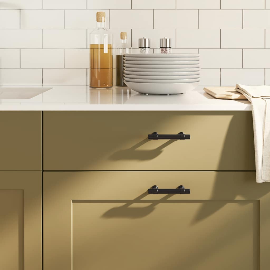 vidaXL Möbelgriffe 10 Stk. Silbern 96 mm Edelstahl