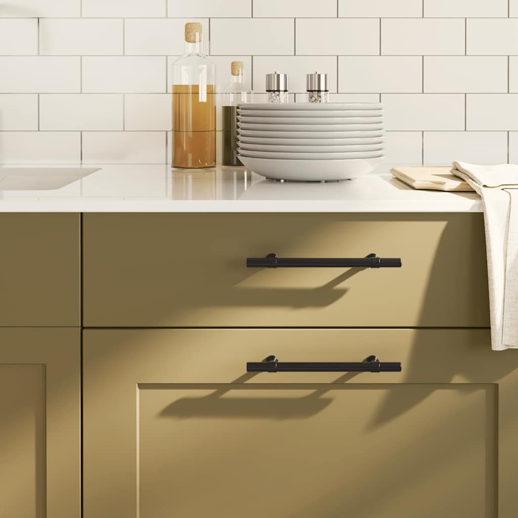 vidaXL Möbelgriffe 10 Stk. Silbern 96 mm Edelstahl