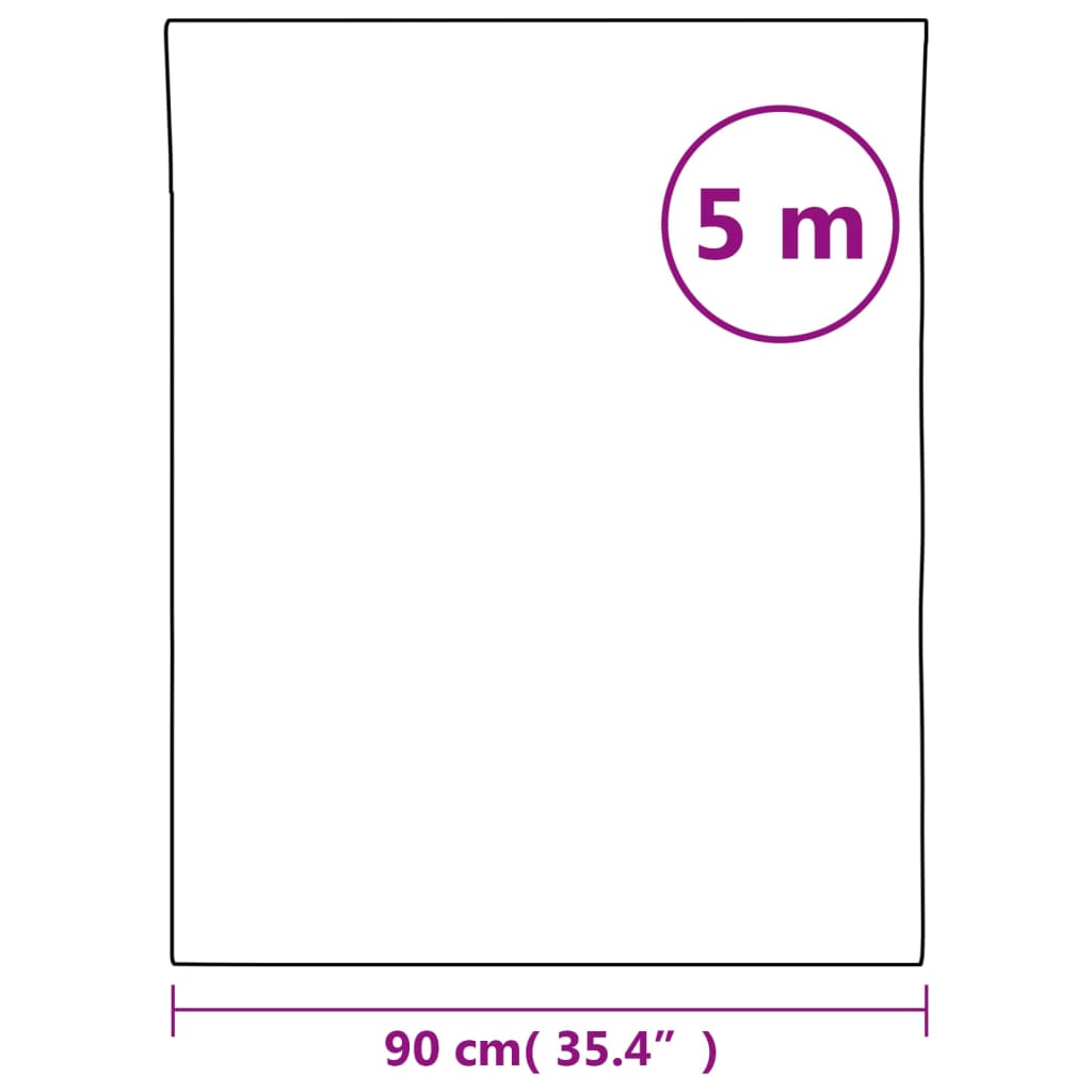 vidaXL Möbelaufkleber Selbstklebend Mattweiß 90x500 cm PVC